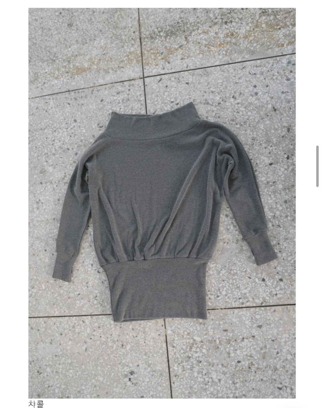 [새상품] 에프터먼데이 숄더 니트탑원피스 상품이미지3