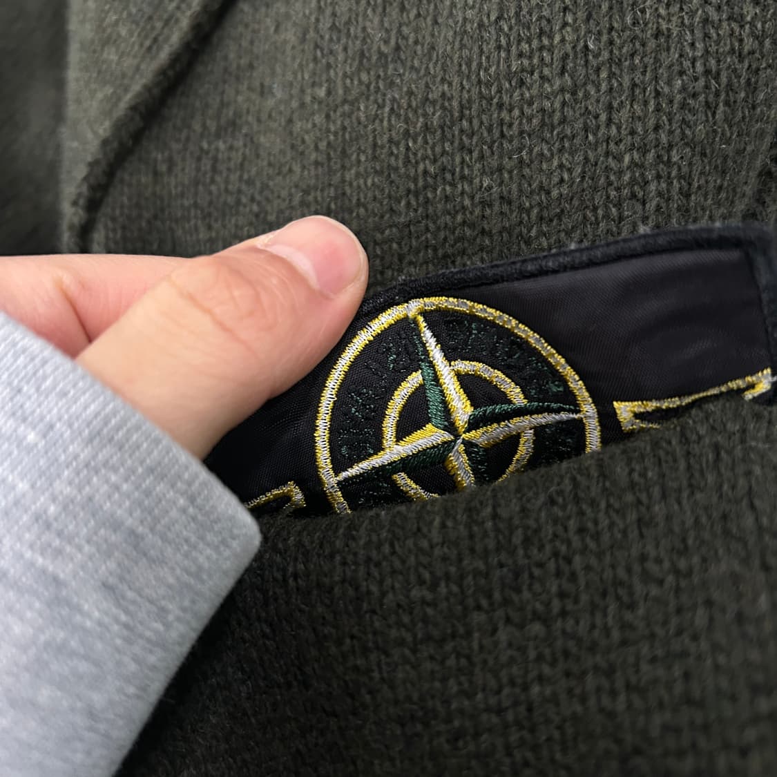 스톤아일랜드 소프트쉘 니트 자켓 100 상품이미지4