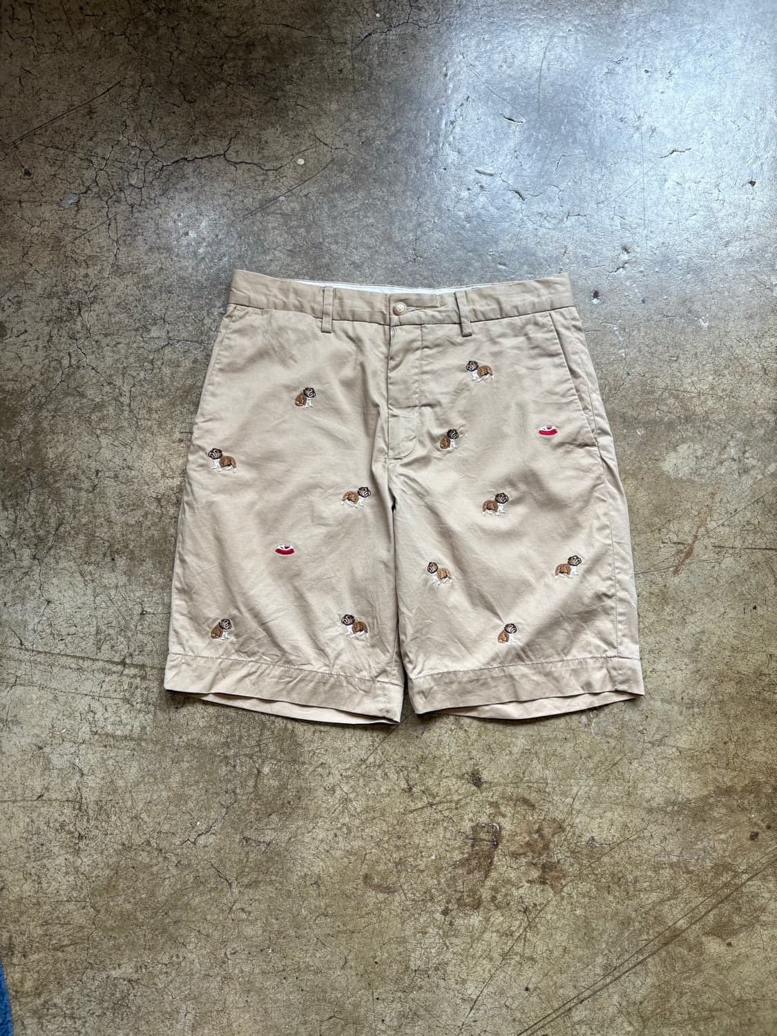 폴로 불독 자수 클래식 치노 쇼츠 상품이미지2