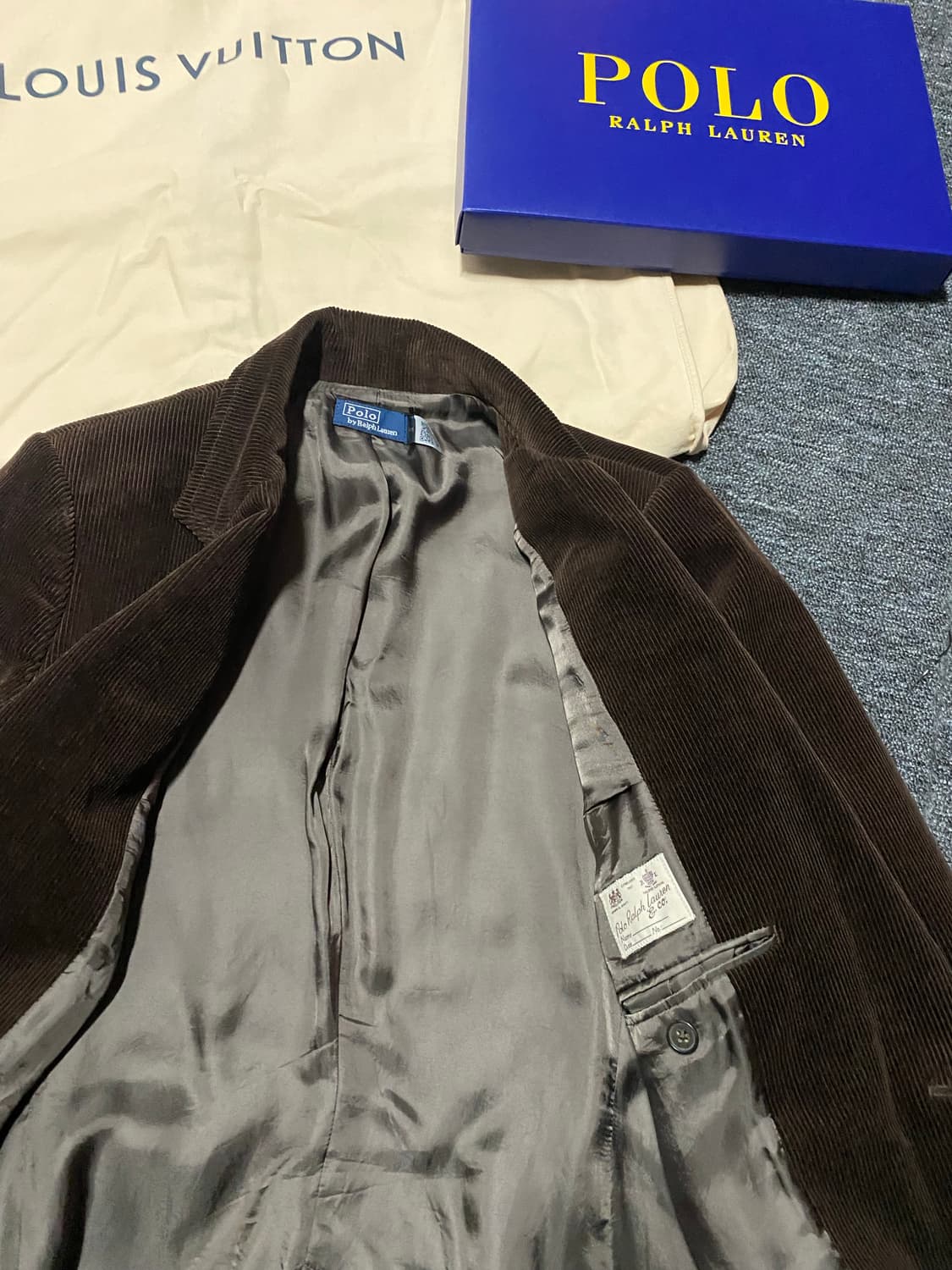 [급처] 최신형 화이트QR라벨 폴로 코듀로이 블레이저 자켓 상품이미지7