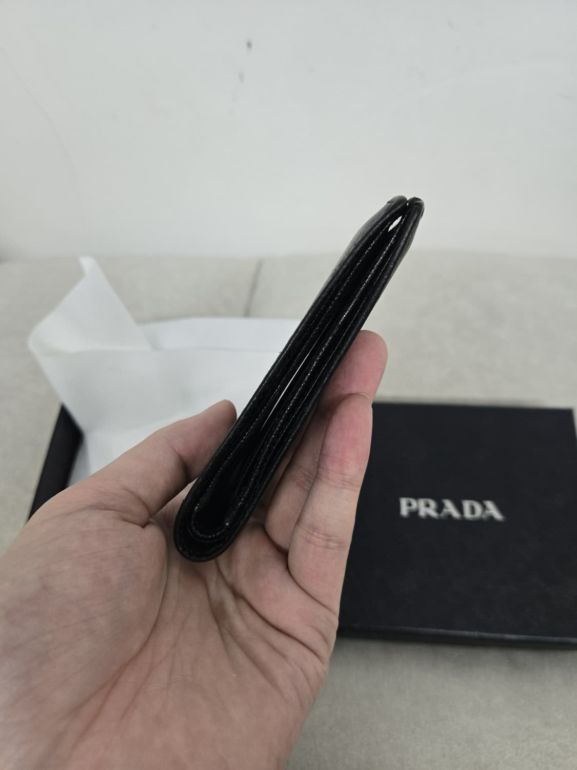 [보증서 정품]프라다 사피아노 반지갑 상품이미지3
