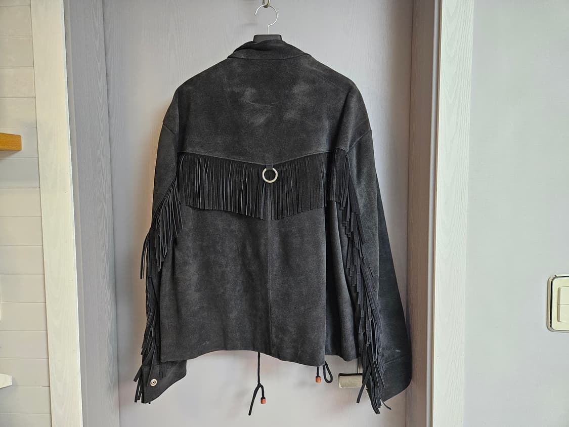 MEOW BY MINA 스웨이드 레더 프린지  웨스턴 자켓 상품이미지4