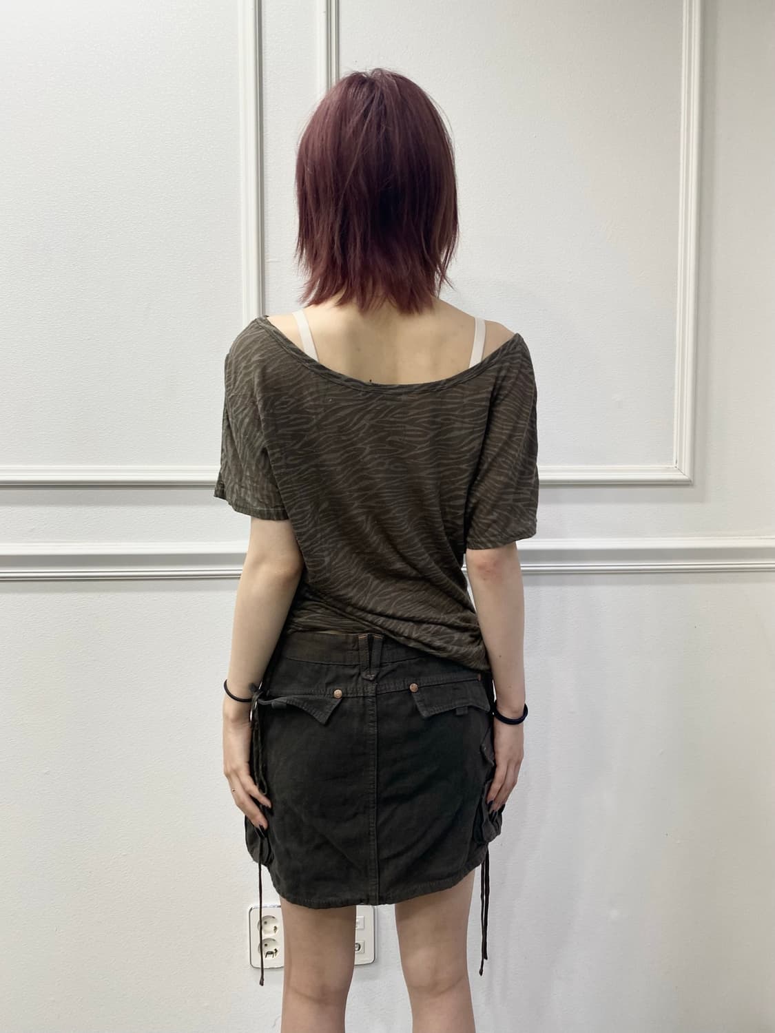 [BLUE STRIVE]2000s Girl Print shirring o 상품이미지8