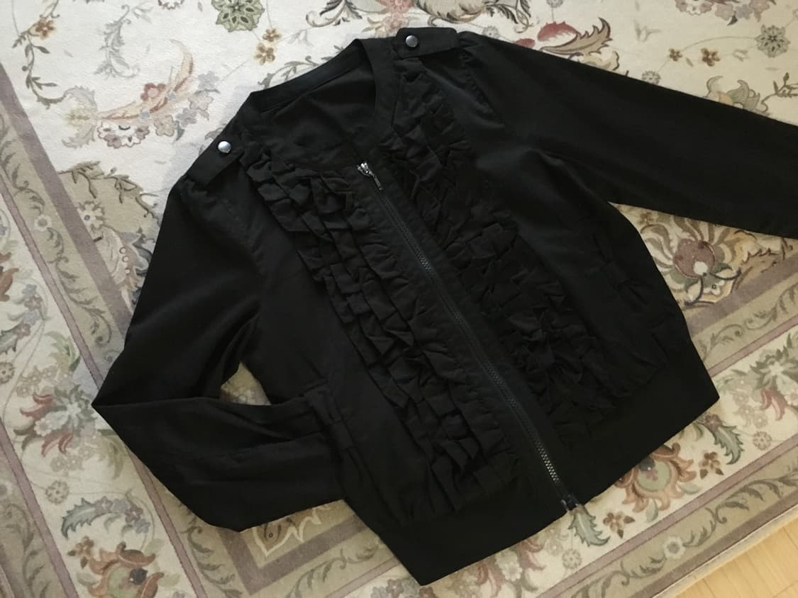 빈티지 프릴 리본 자켓 상품이미지1