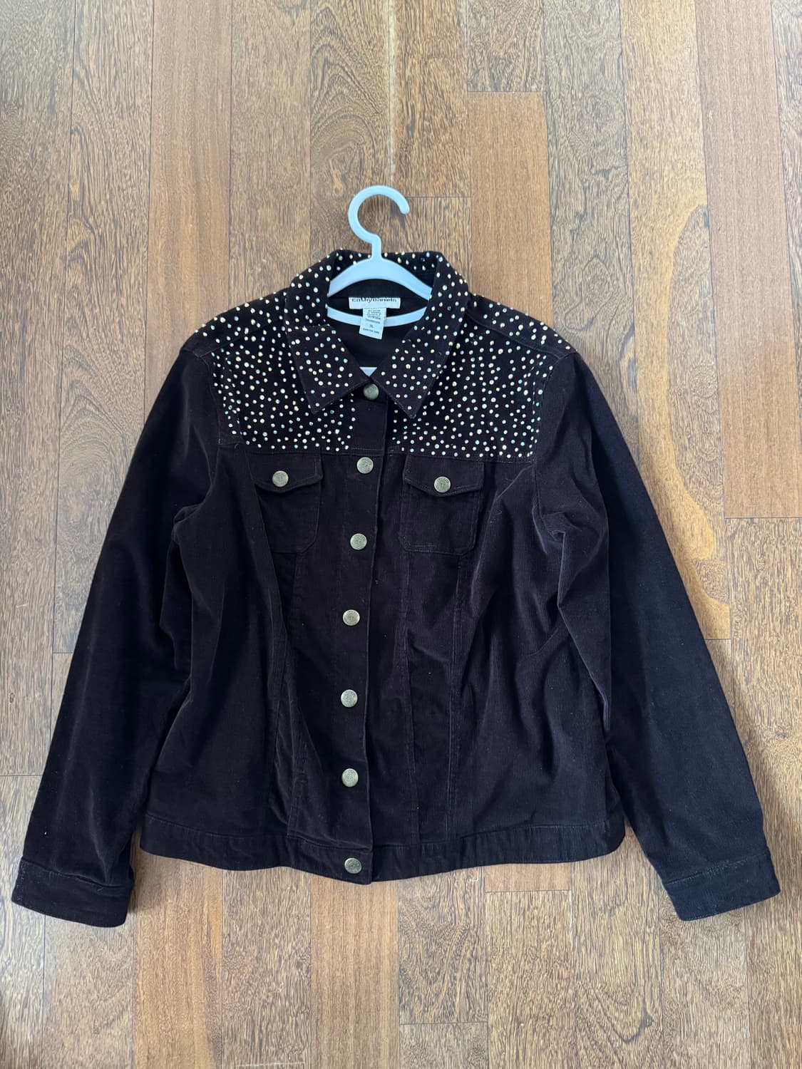 코듀로이 비즈 트러커 자켓 상품이미지1