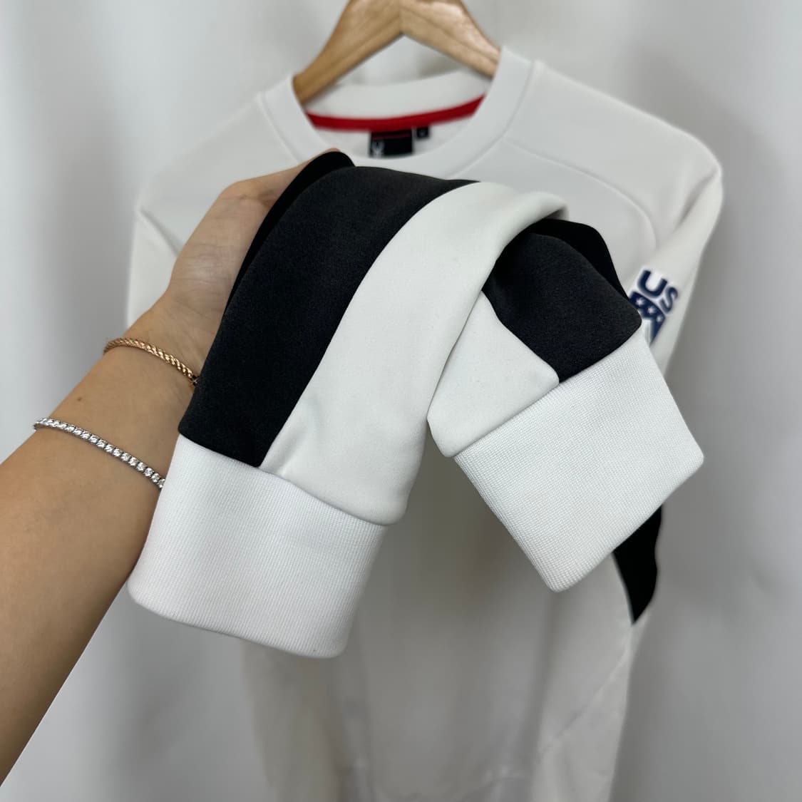 스파이더 남자 기모 맨투맨 티셔츠 화이트 M 95  WW 상품이미지3