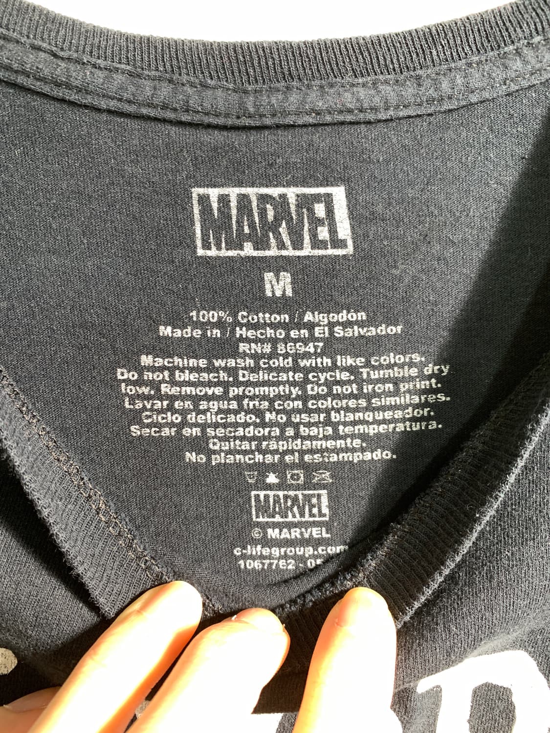 만원샵) marvel 마블 데드풀 빈티지 티셔츠 M C230 상품이미지7