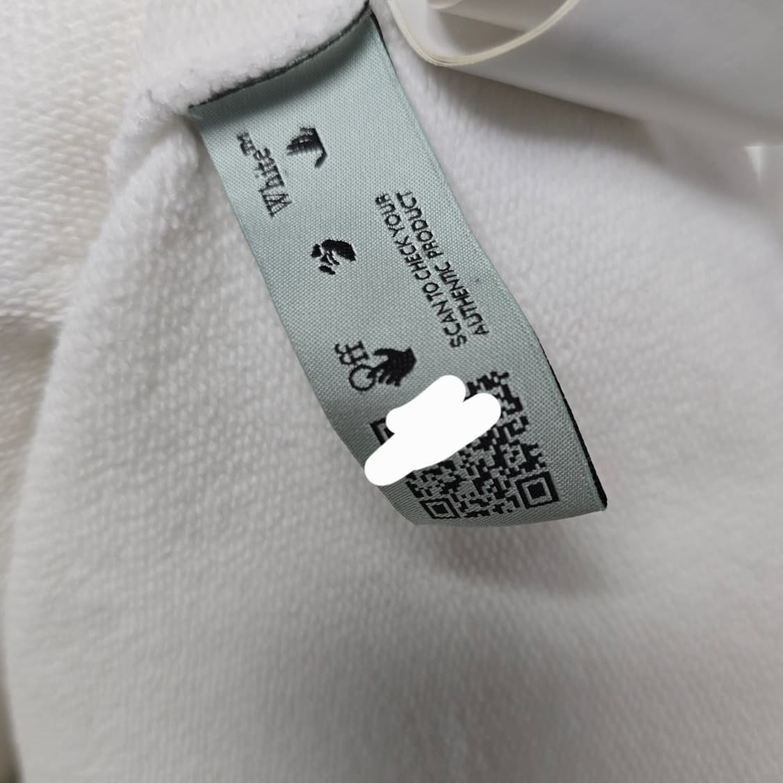 오프화이트 마커 애로우 후드 티셔츠 s사이즈 95 판매 상품이미지5