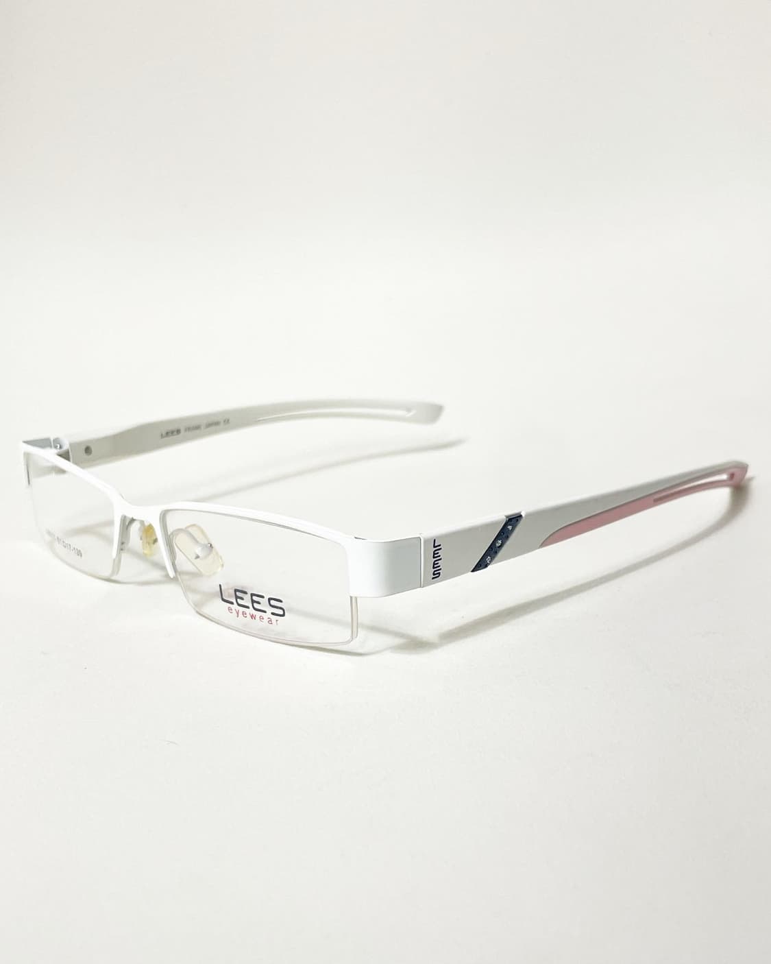 90s 일본제 Lees 반무테 빈티지 안경 상품이미지3