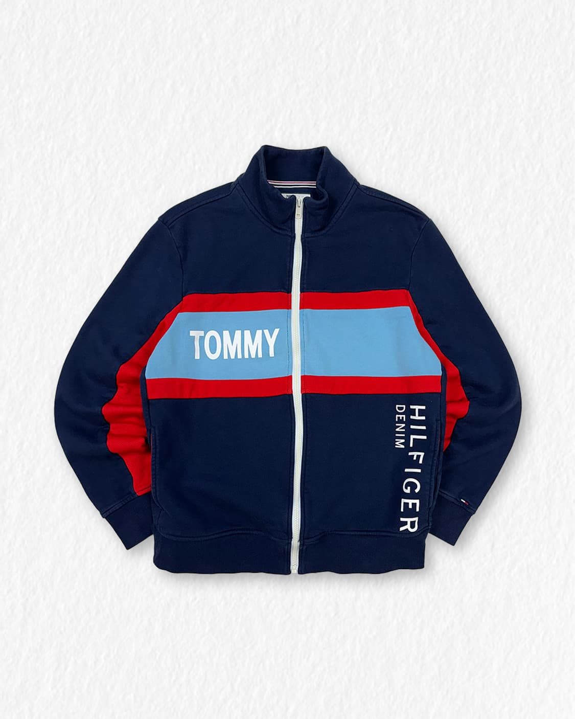 타미힐피거 배색 집업 상품이미지1
