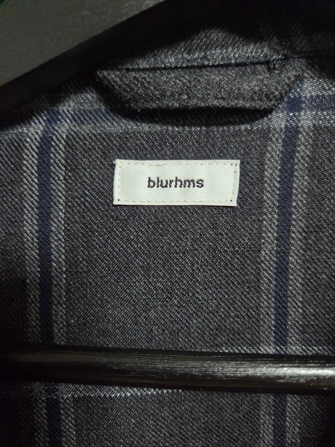 블럼스 blurhms 체크 자켓 2사이즈 판매 상품이미지3
