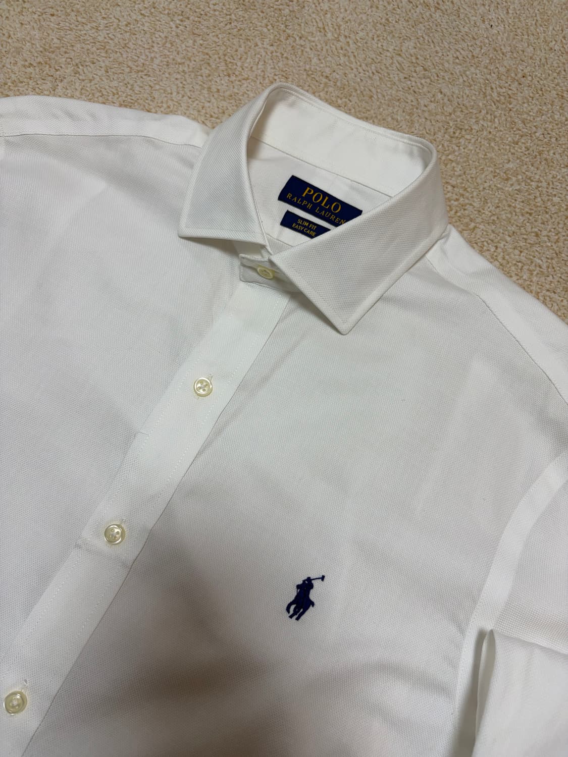 100) 폴로 랄프로렌 이지 케어 화이트 셔츠 상품이미지4