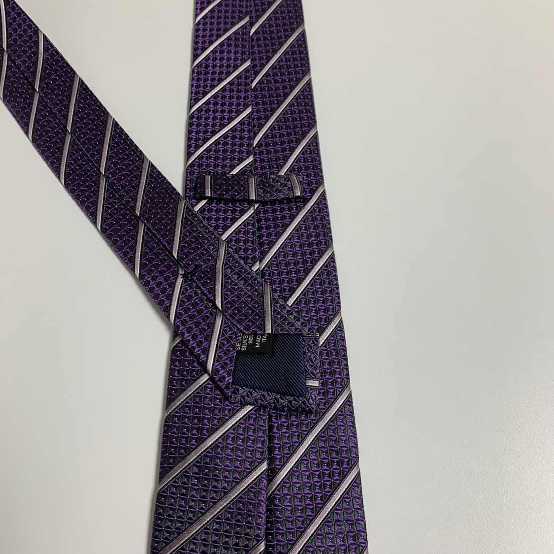 에르메네질도 제냐 이태리 신형라벨 명품넥타이 A+등급 최상급 스트라이프 상품이미지6