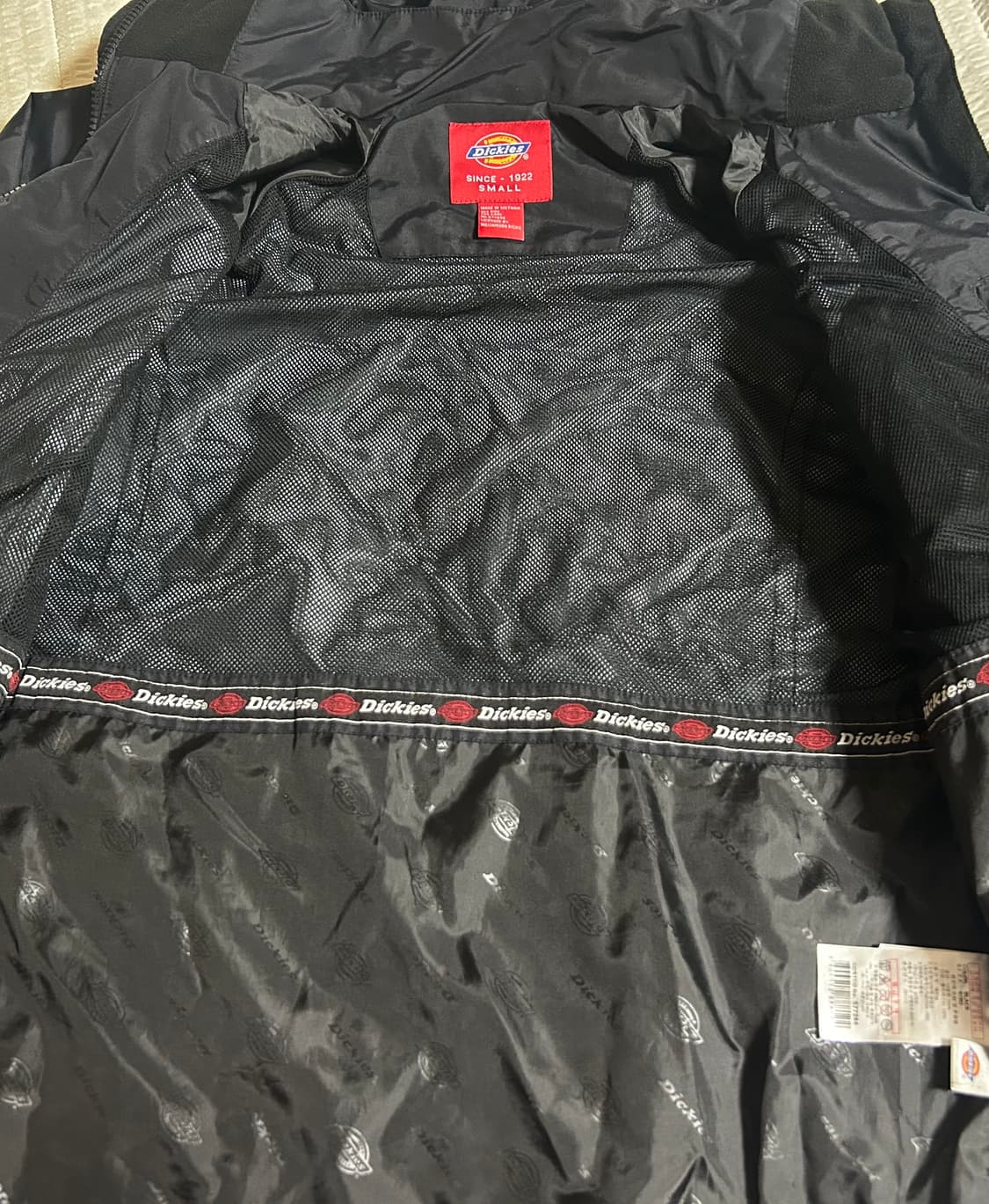 디키즈 후드 바람막이 자켓 블랙 (S) 상품이미지5