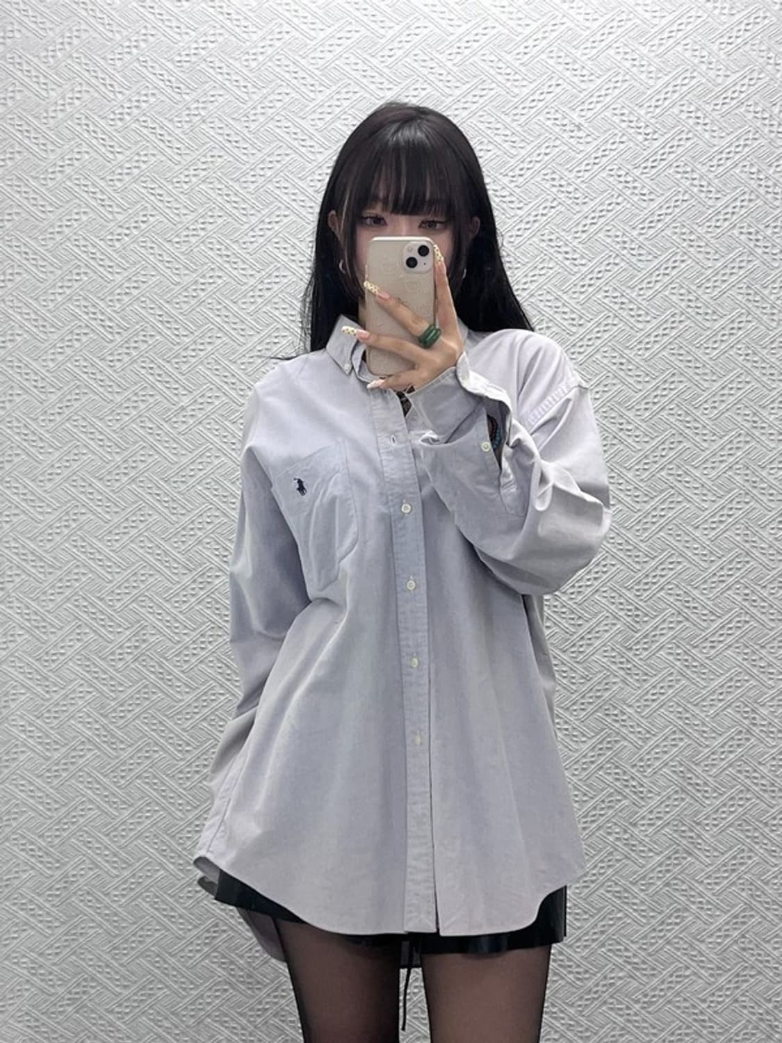 폴로 랄프로렌 빅셔츠 빈티지 오버핏 셔츠 M C10063 상품이미지1