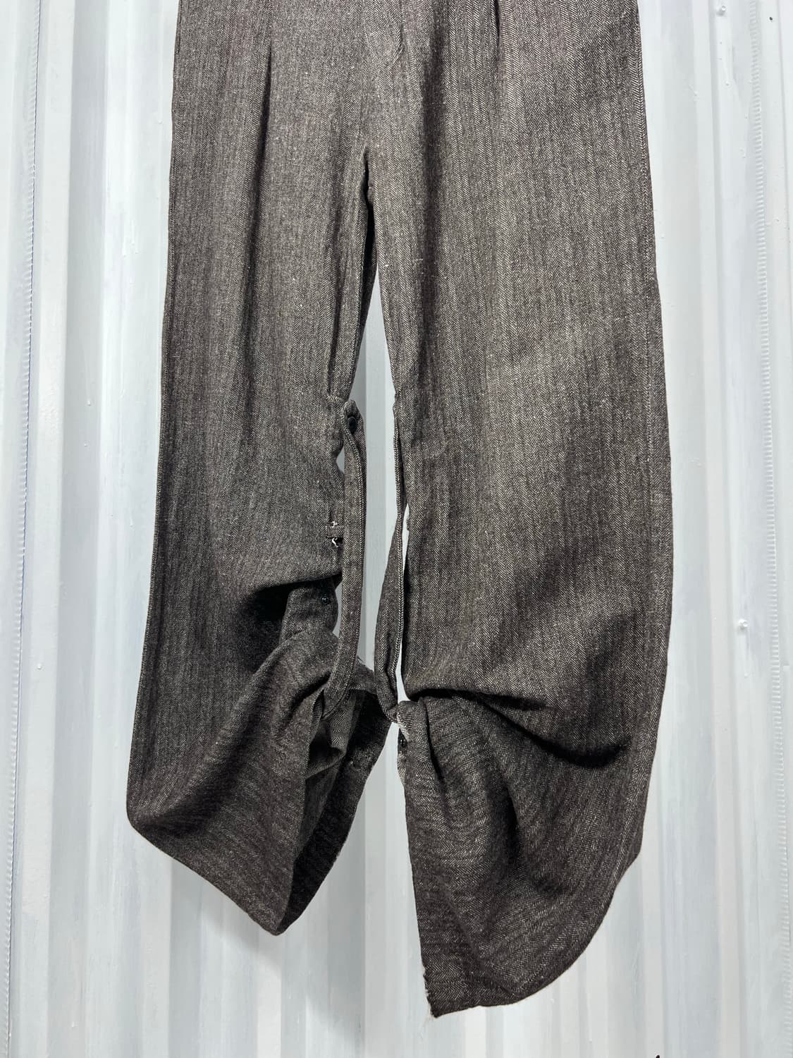 Black gold bondage pants 상품이미지1