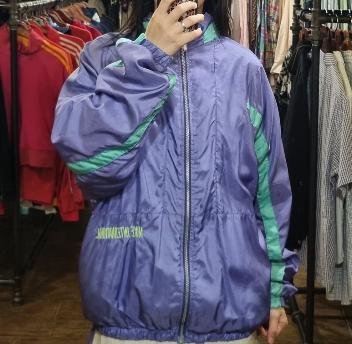 [Hi] nike 나이키 바람막이 라이트 퍼플 상품이미지4