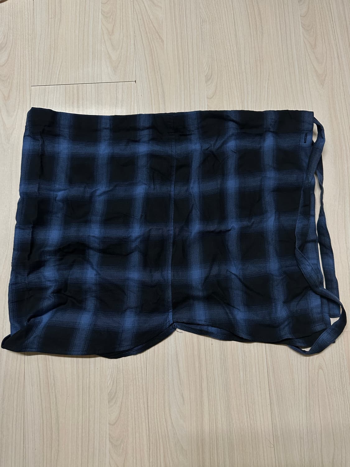 엑스트라오디너리 체크셔츠 레이어드 셔츠 블루 상품이미지1