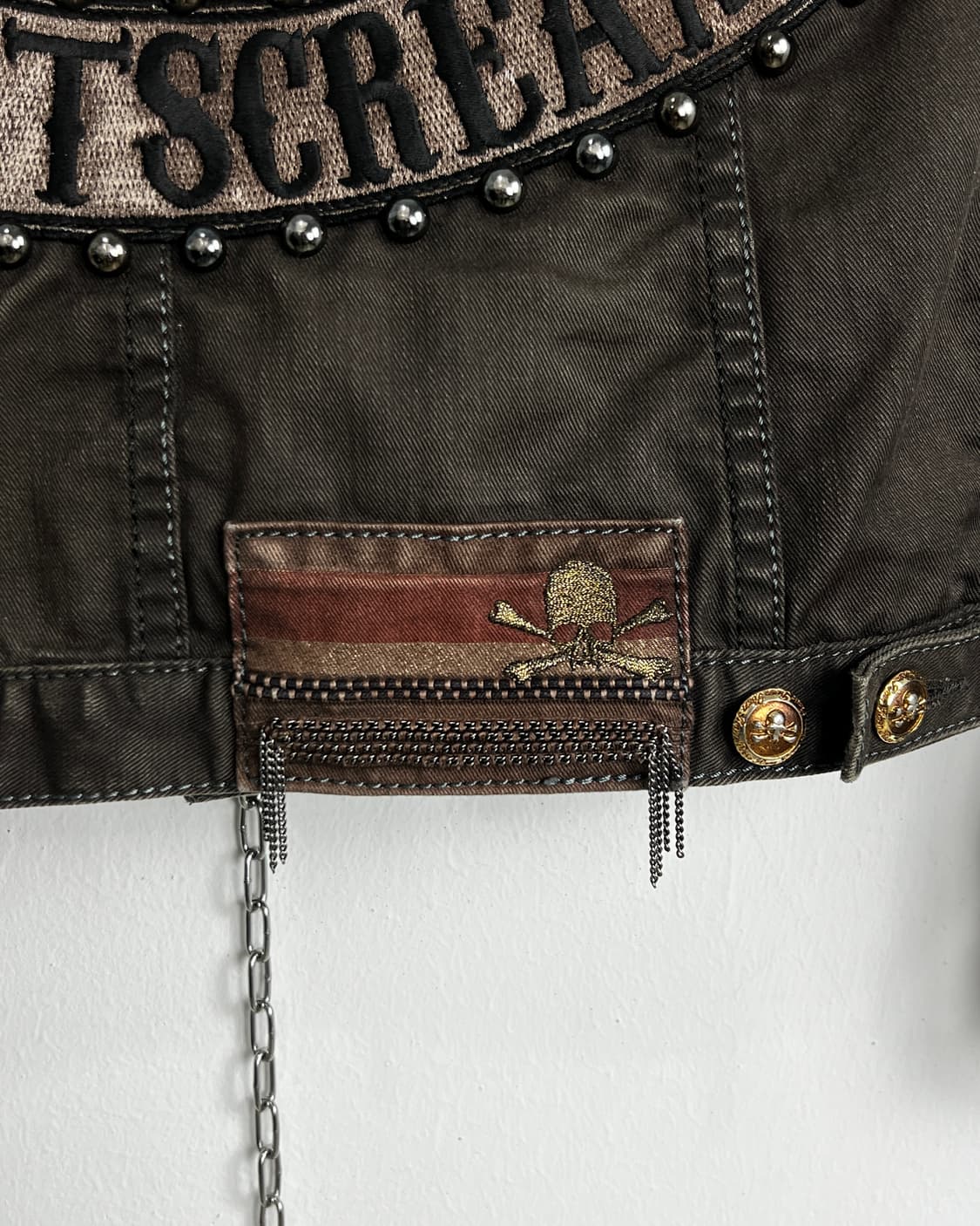 ROEN SKULL STUDDED JACKET 상품이미지8