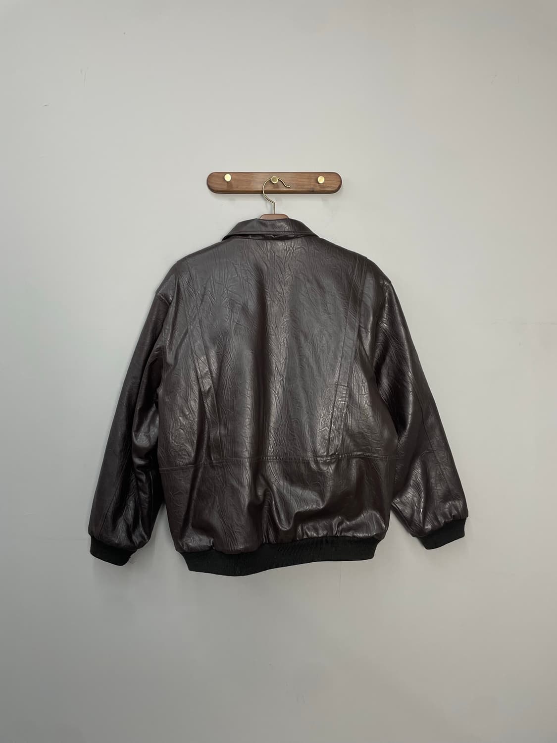 죠다쉬 빈티지 브라운 레더자켓 H2114 상품이미지4