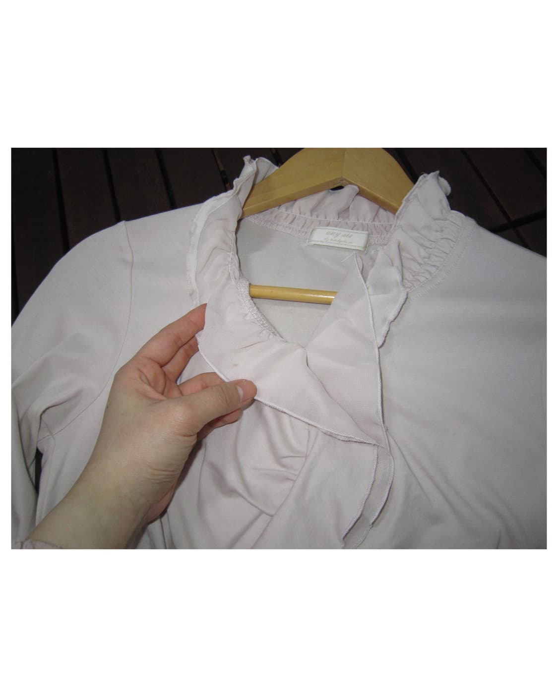 baby pink short frill lace sleeve 상품이미지7