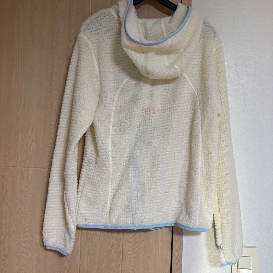 썬러브 폴라텍 알파 집업 후드 아이보리S 상품이미지2