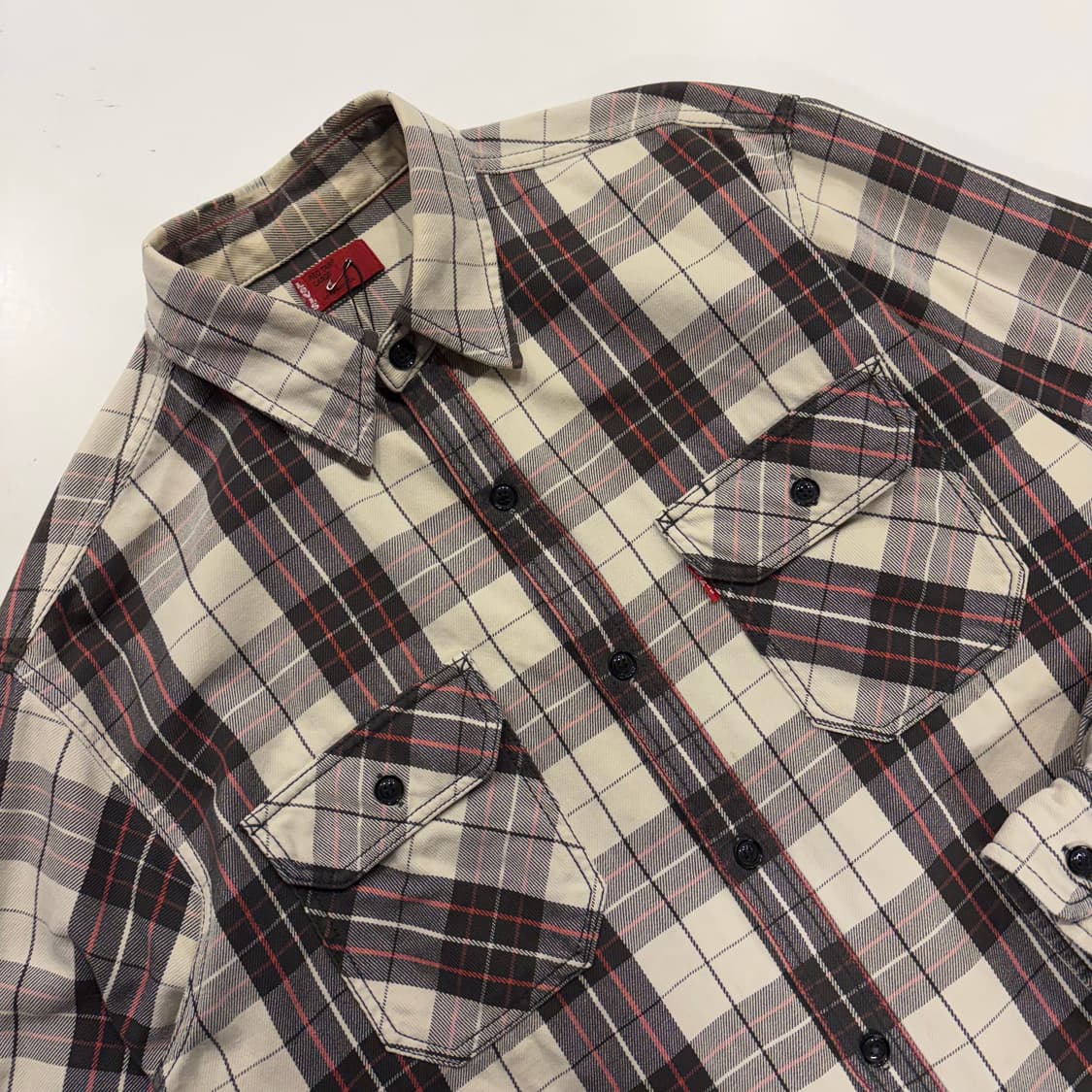 [L] 리바이스 레드탭 투포켓 체크 셔츠 남방 긴팔 B420 상품이미지3