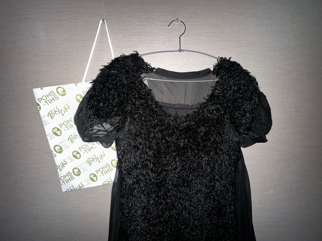 Sacai angora pleated onepiece 상품이미지1