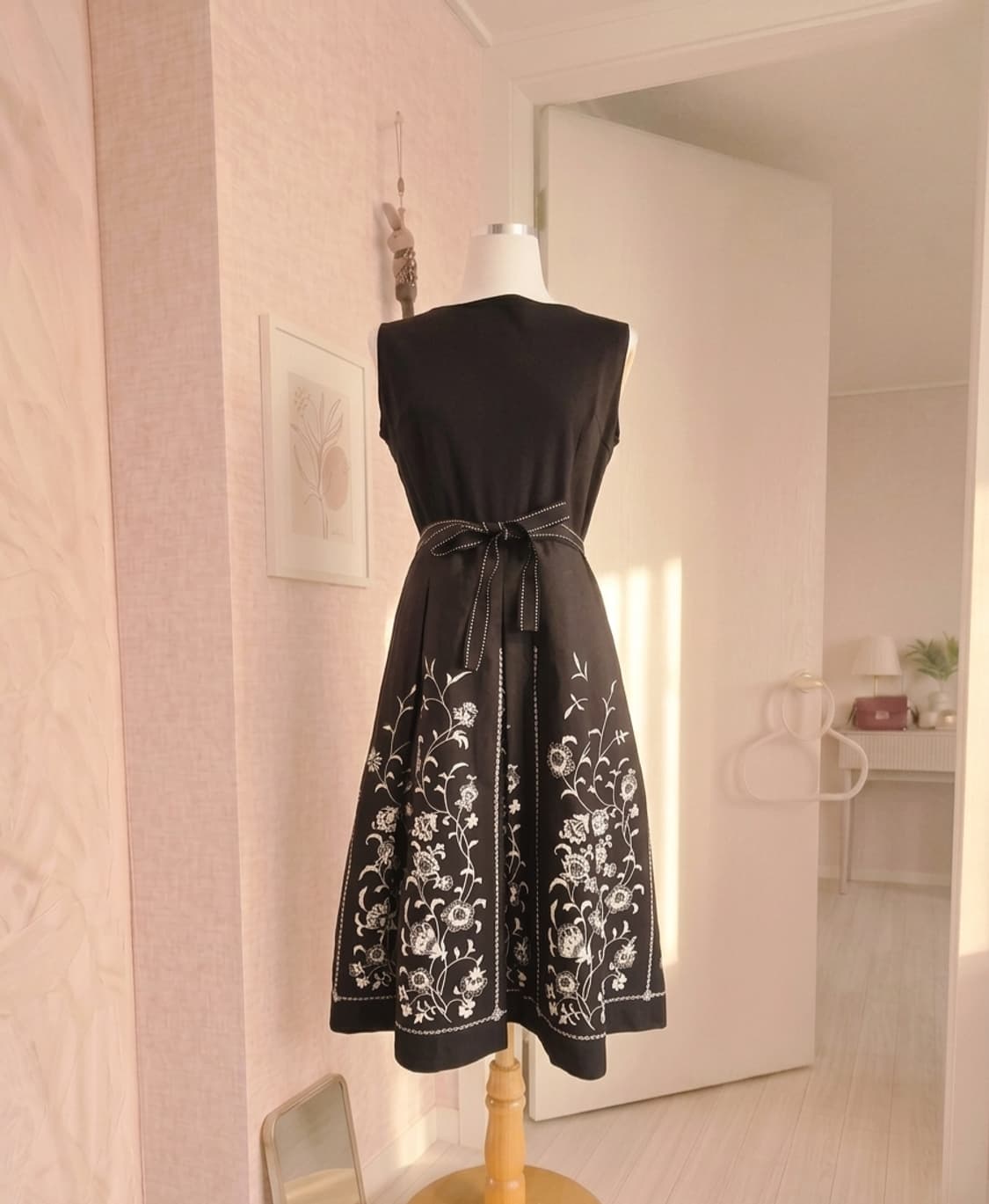 A-proudly  꽃무늬플레어 원피스 상품이미지1