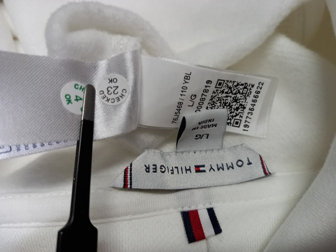 새 타미힐피거 남성 춘추동 약기모 후드맨투맨 L 상품이미지9