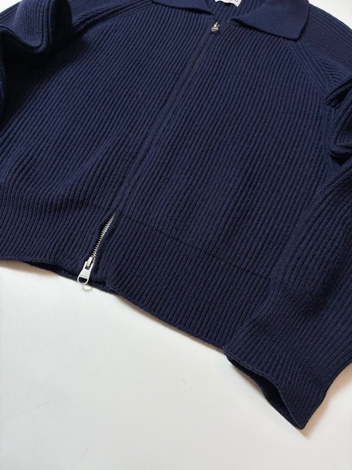 마리떼프랑소와저버 23FW 니트 투웨이 카라 집업 PN8541 상품이미지4