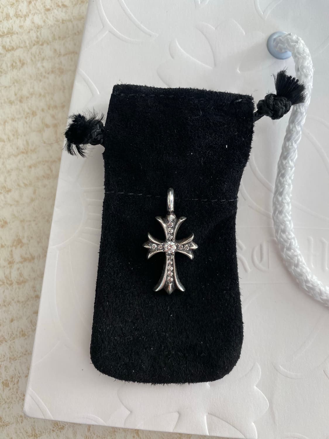 (새제품) 크롬하츠 타이니크로스 다이아 풀파베 상품이미지2