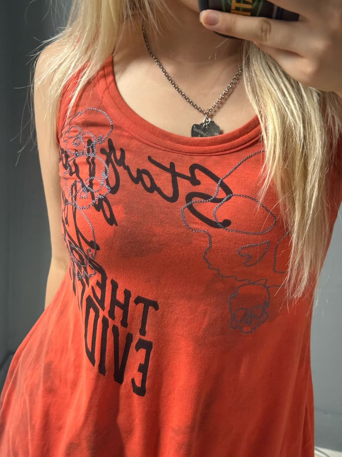 Ghost of Harlem skull point sleeveless 상품이미지3