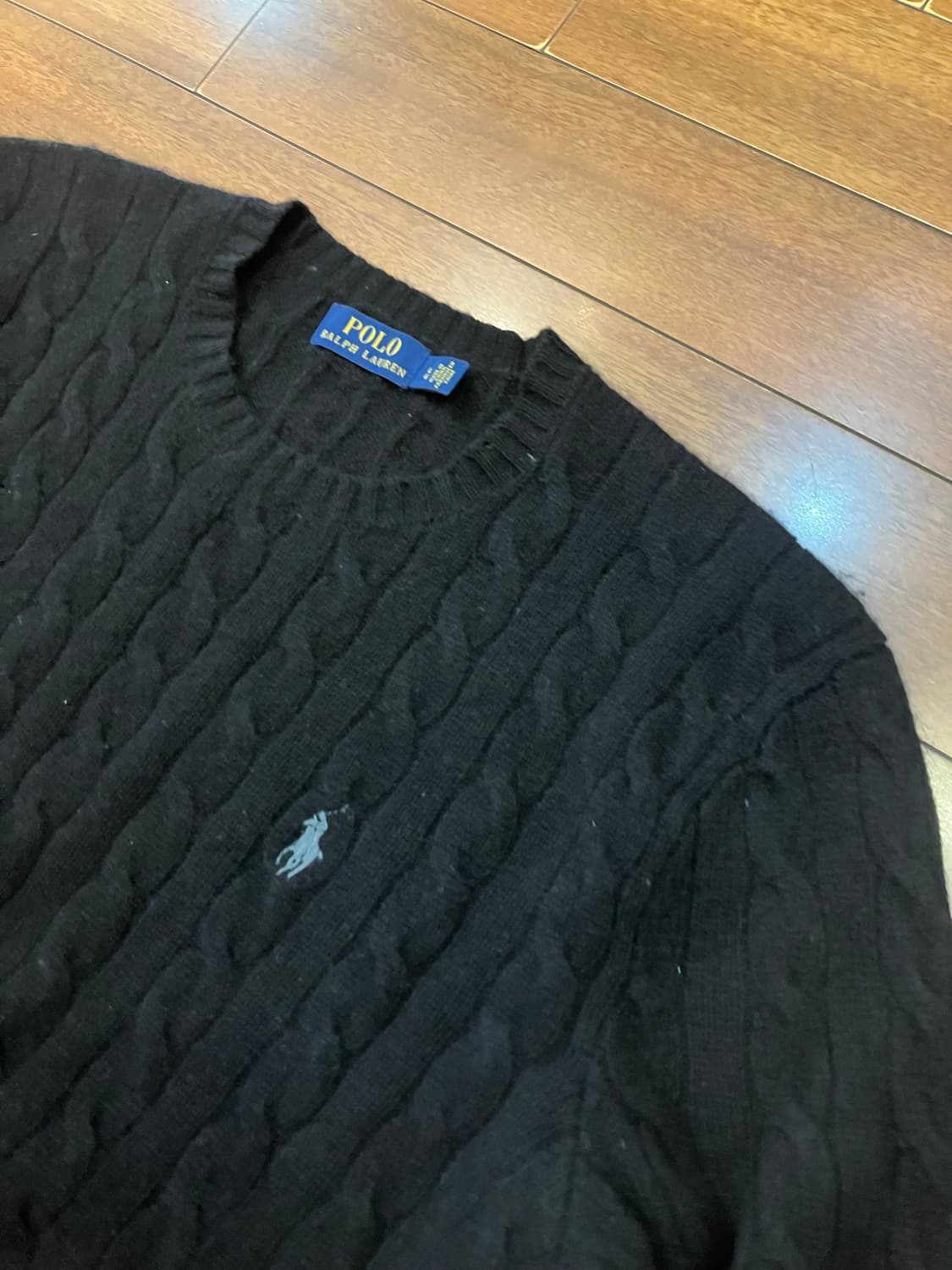 폴로랄프로렌 꽈배기 니트 L 상품이미지4