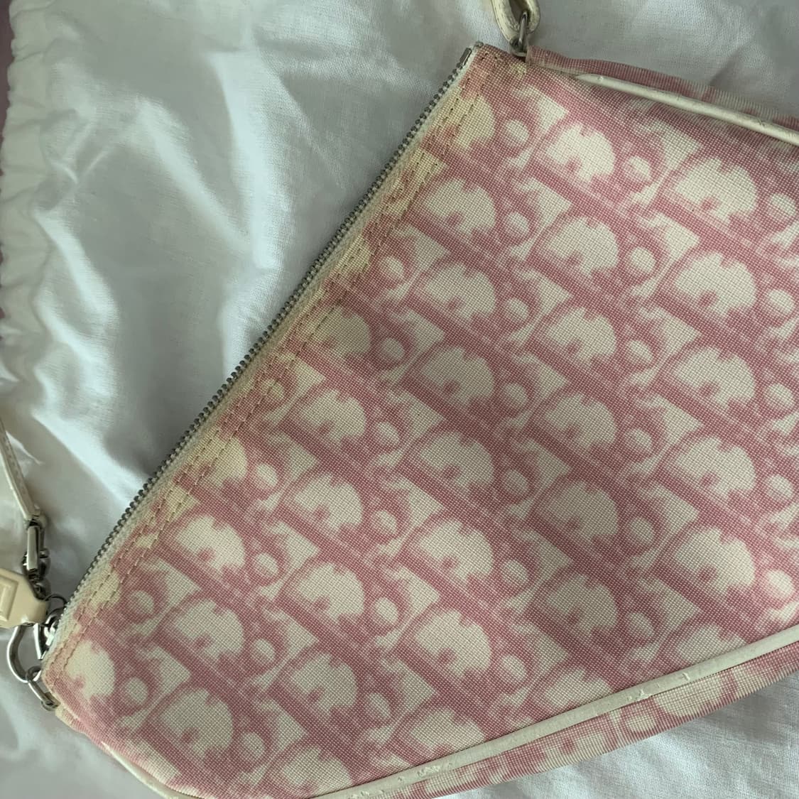 디올 오블리크 핑크 새들백 상품이미지5