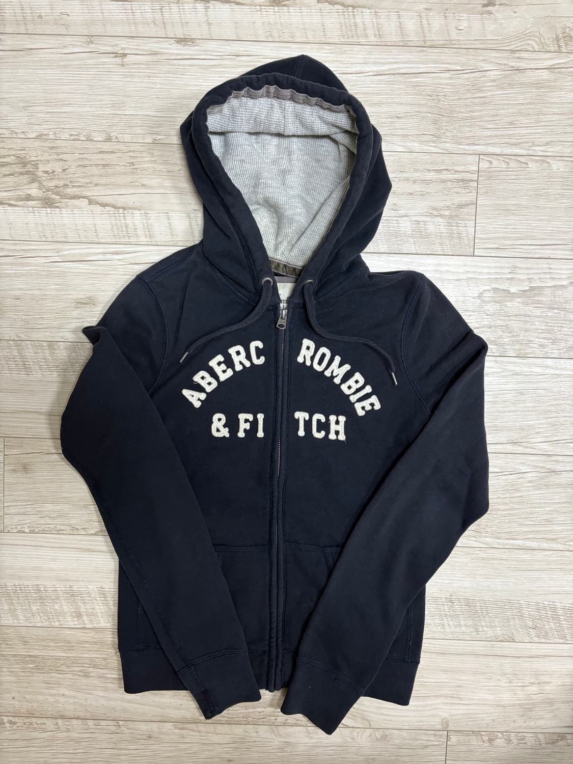 아베크롬비 딱붙핏 후드집업 네이비 m 상품이미지1