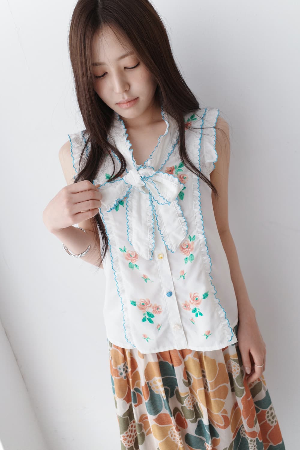 bubble flower skirt 상품이미지5