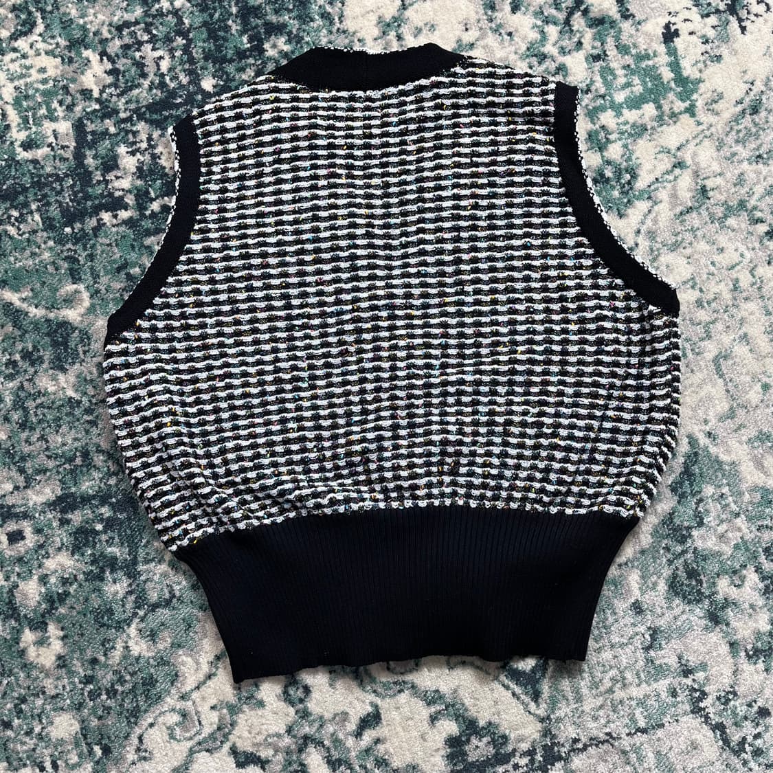 System 한섬 시스템 22 트위드 니트 베스트(90) 상품이미지5