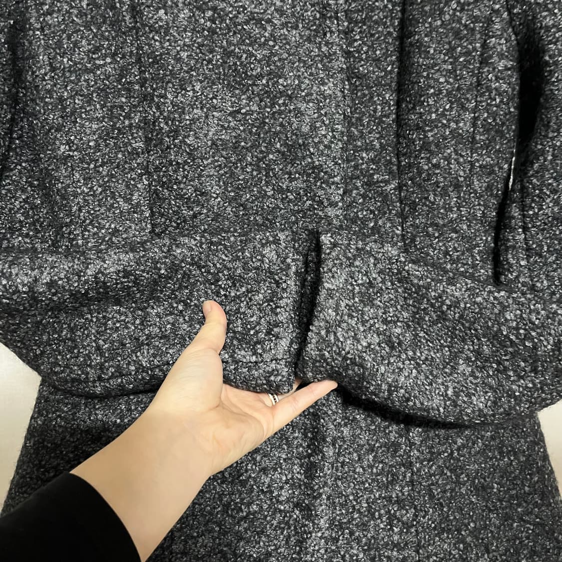 NAIN 모직 코트(택있음) M 상품이미지5