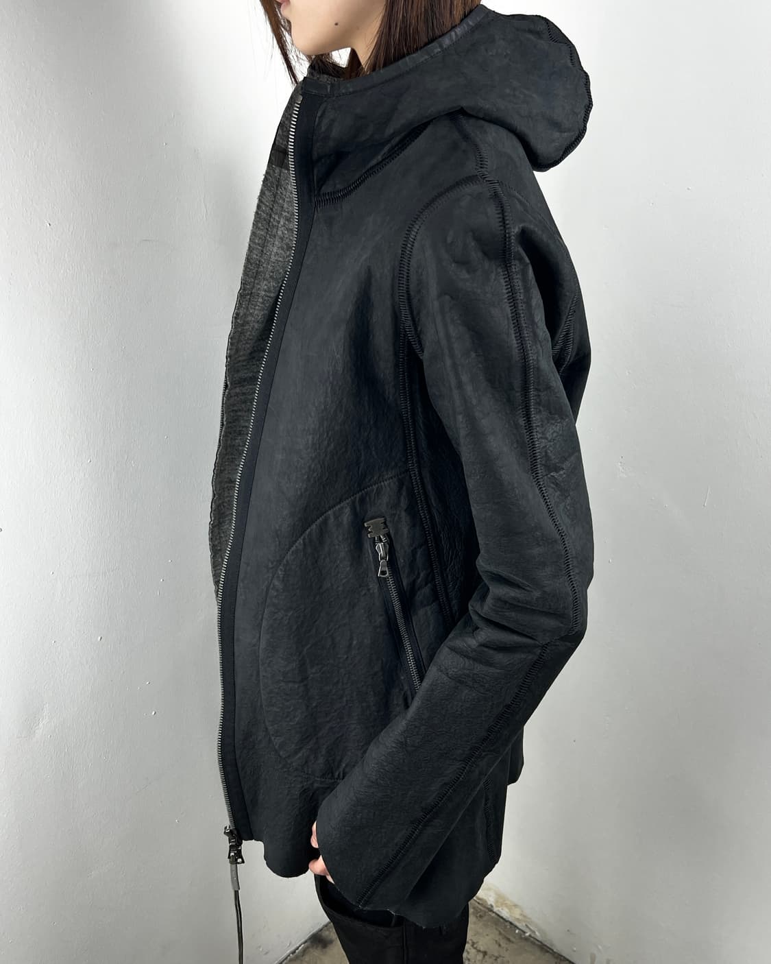 ISAAC SELLAM LAMBSKIN LEATHER JACKET 상품이미지2