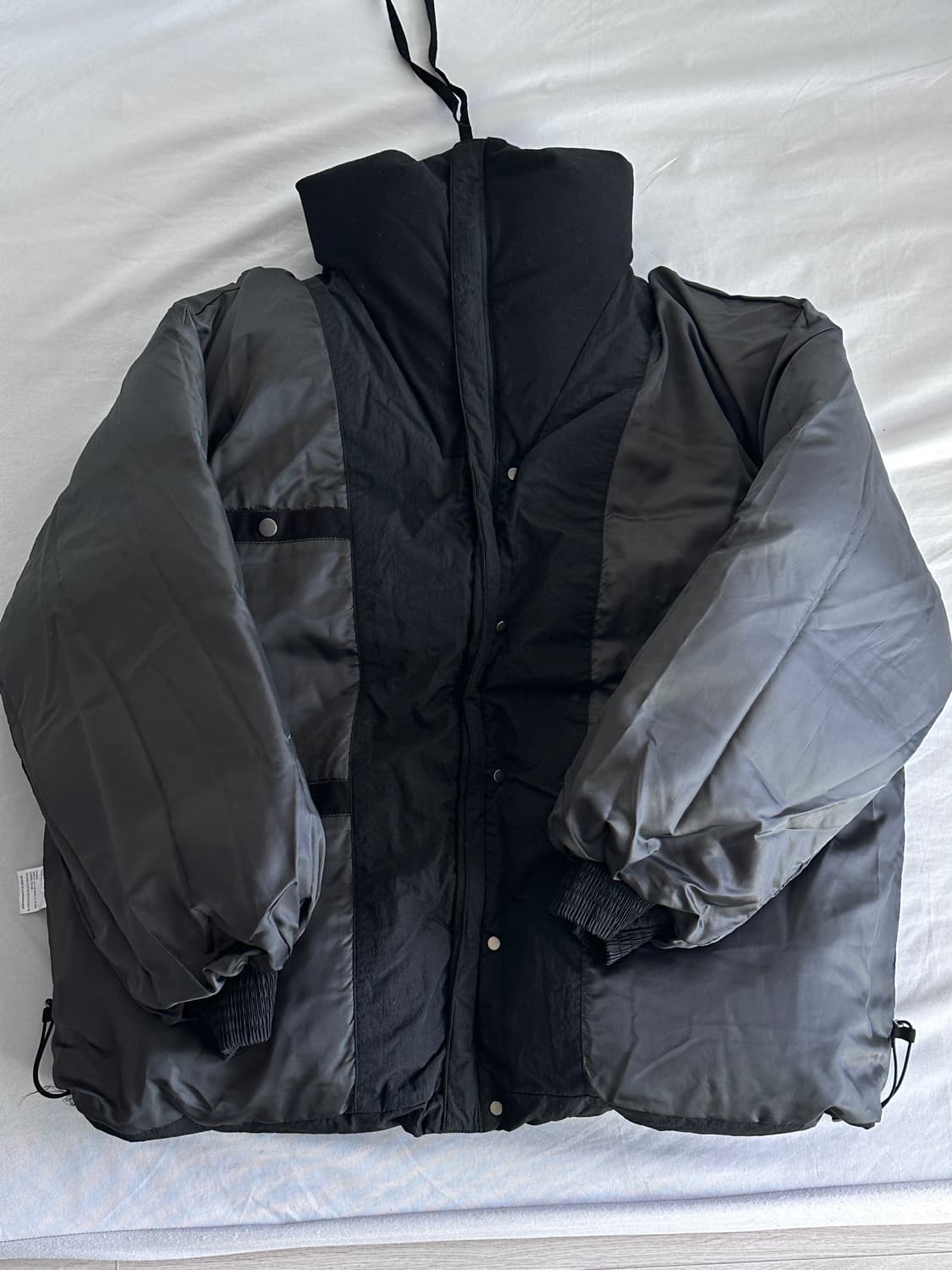 [M] hgbb studio 다운 파카 패딩 블랙 상품이미지3