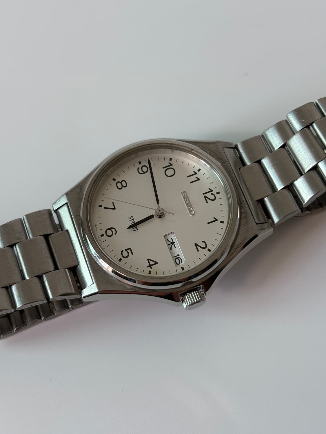 1990s Spirit Arabic Index Silver Quartz 상품이미지3