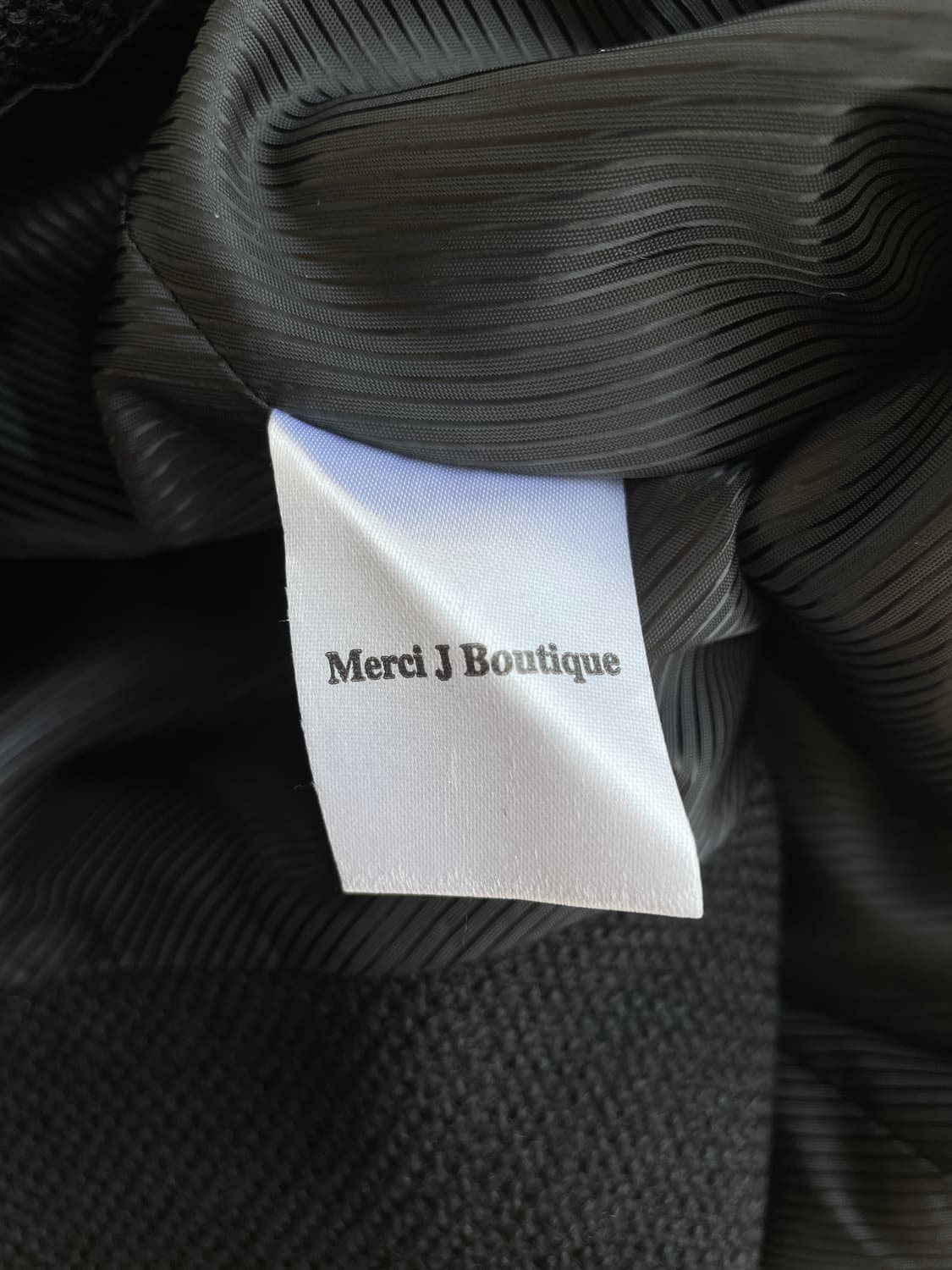 엘메르시(elMeRci) 골드 보석 버튼 트위드 자켓 상품이미지9