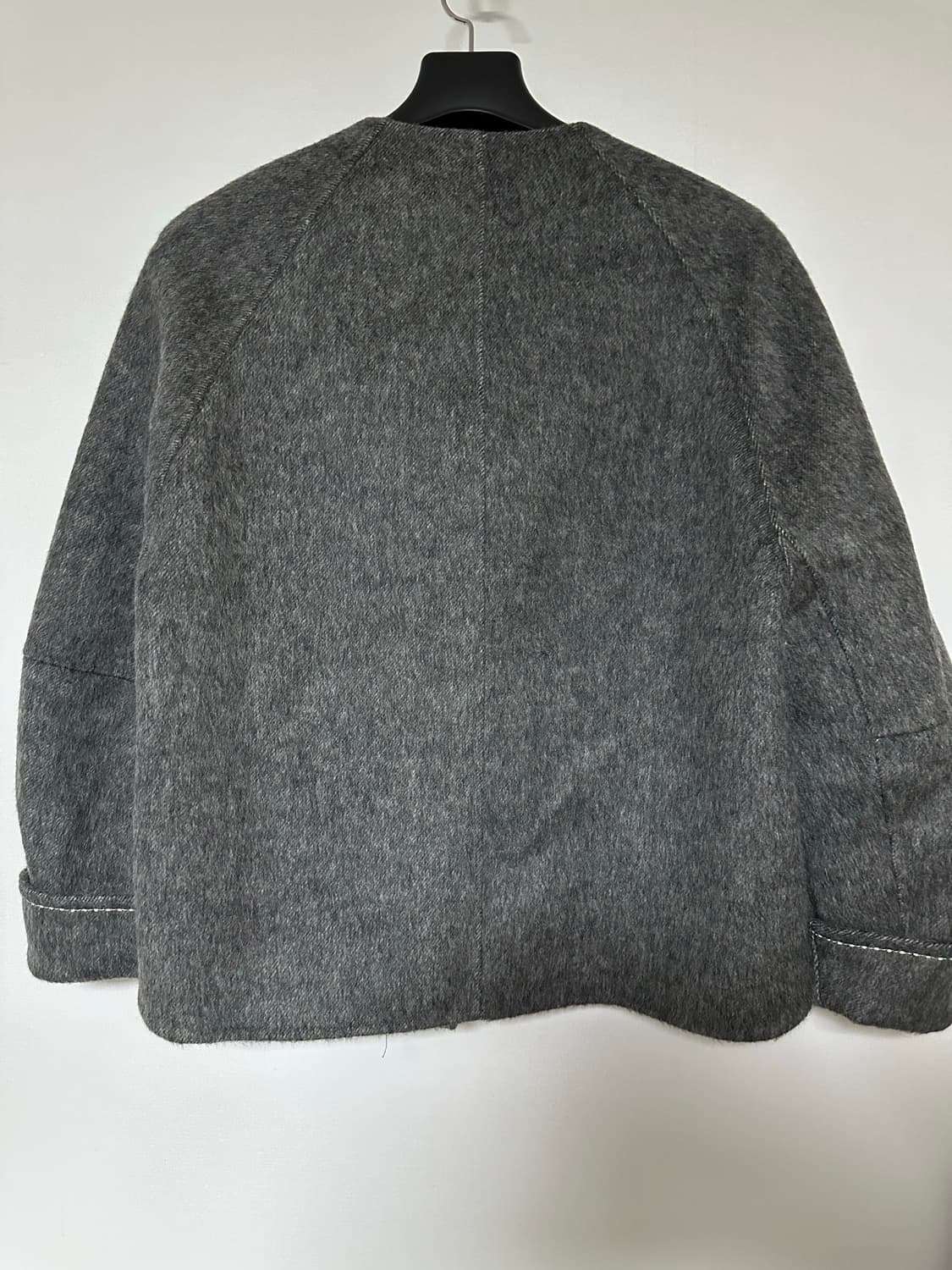 회색 모직 자켓 상품이미지3