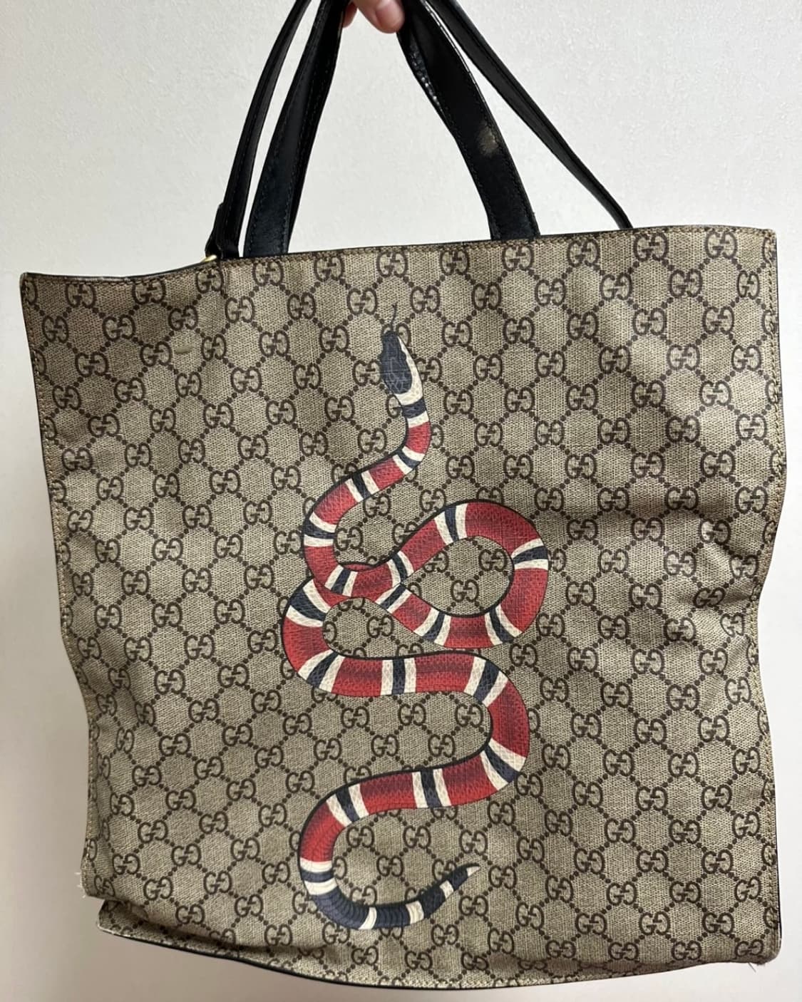 구찌 스네이크 토트백+스네이크 반지갑 상품이미지1