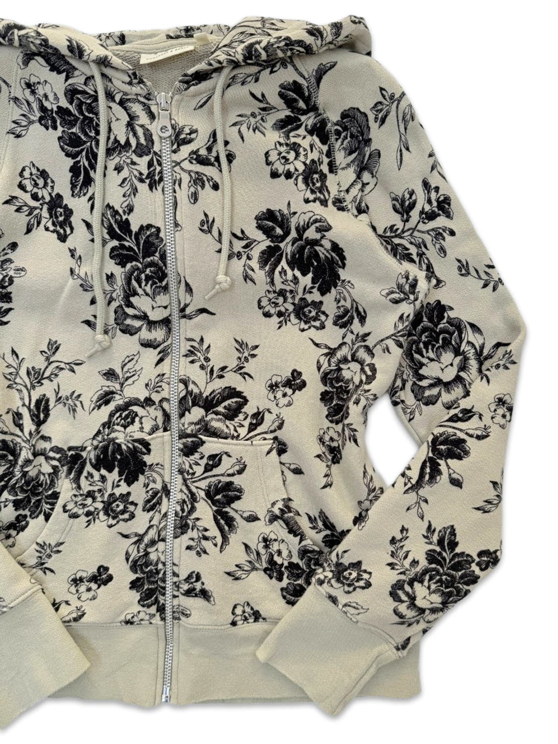 빈티지 CABBAGES&ROSES 로즈 후드집업 상품이미지2