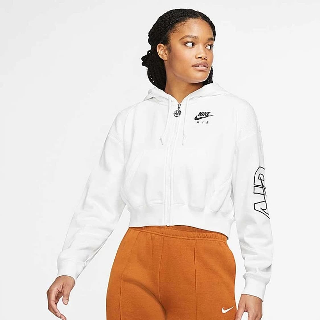 나이키 크롭 후드집업 상품이미지1