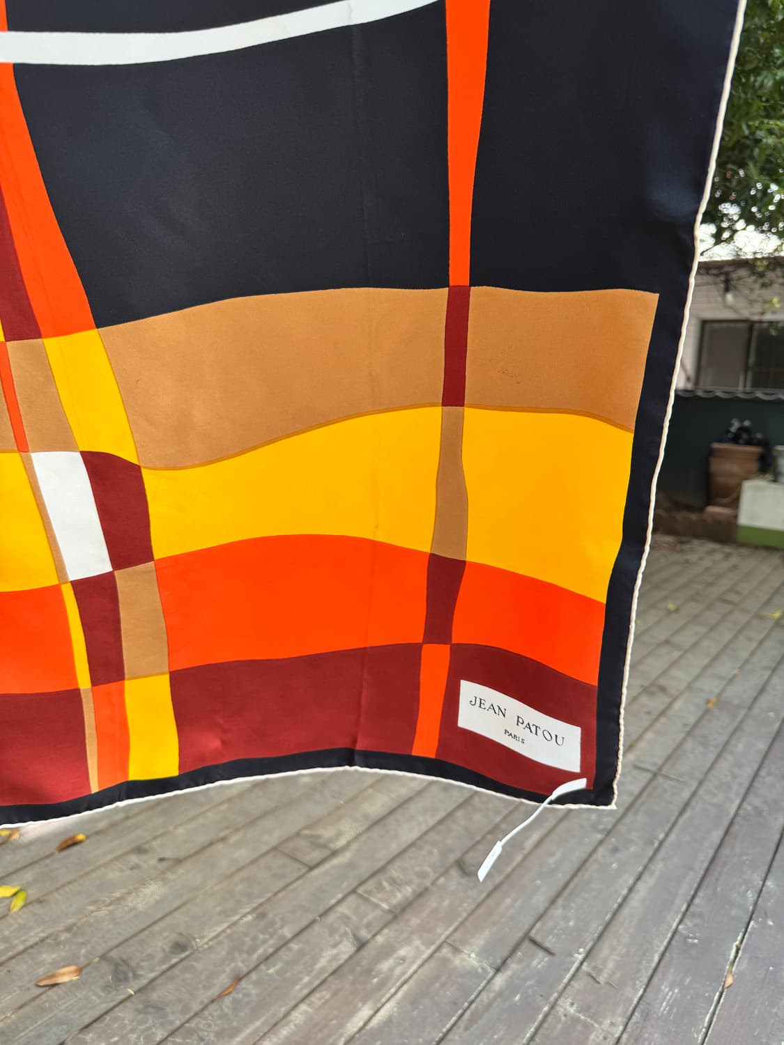 Jean Patou Paris 100% 실크 스카프 상품이미지3