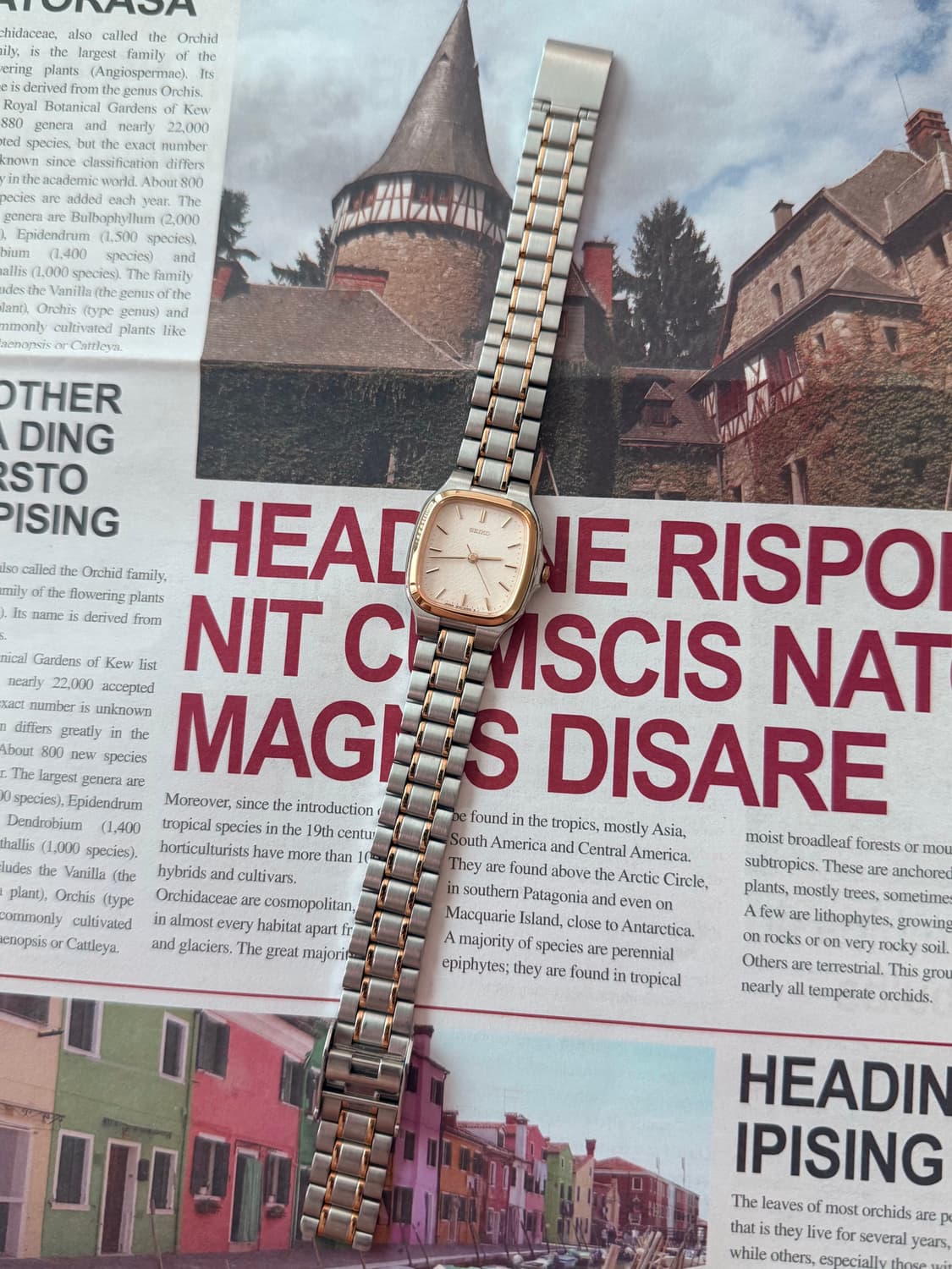 Seiko 세이코 Square Quartz Combi 상품이미지2