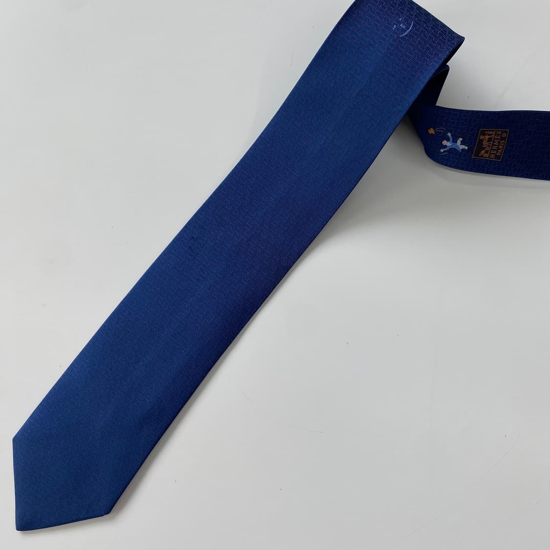 신형 에르메스 H모노그램 넥타이 정품 명품(HERMES) 7.7cm 상품이미지5